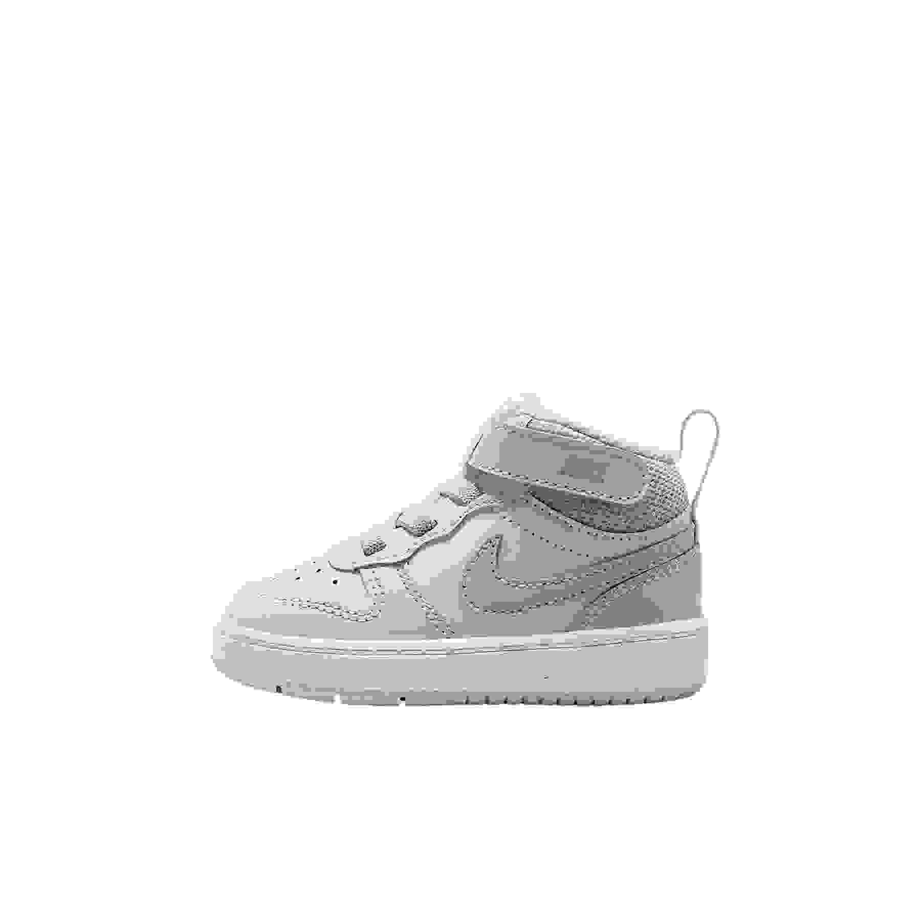 Nike Court Borough Mid 2 Infant Boys' "Platinum Tint/White/Ghost" Shoe